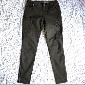 Miss Me Olive Green Cargo Pants